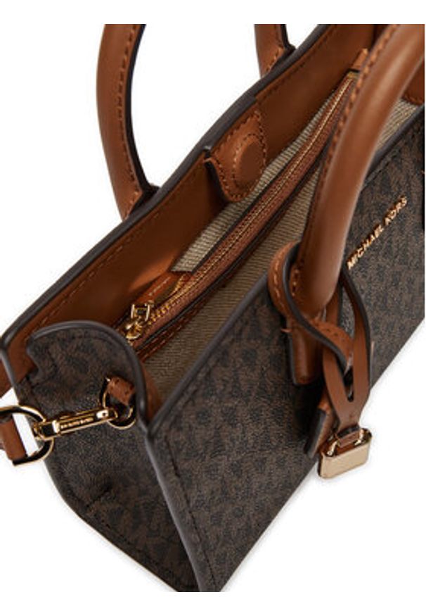 MICHAEL Michael Kors Torebka Scarlett XS 32F4GETC0B Brązowy. Kolor: brązowy. Materiał: skórzane