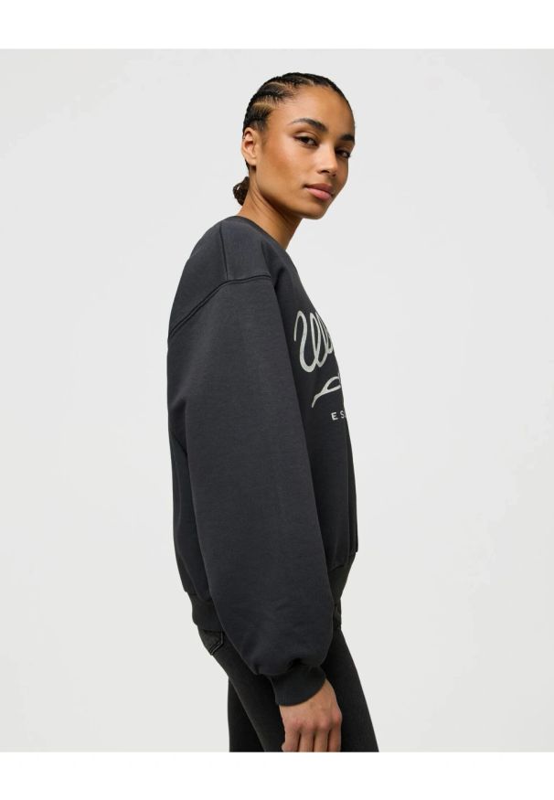 Wrangler - DAMSKA BLUZA WRANGLER OVERSIZED SWEAT FADED BLACK 112370826