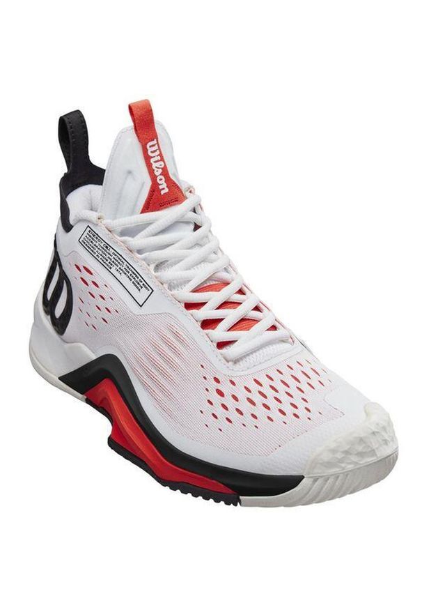 Buty tenisowe męskie Wilson Rush Tour MID. Kolor: czarny, biały, czerwony, wielokolorowy. Sport: tenis
