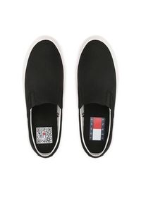 Tommy Jeans Tenisówki Slip On Canvas Color EM0EM01156 Czarny. Zapięcie: bez zapięcia. Kolor: czarny. Materiał: materiał #4