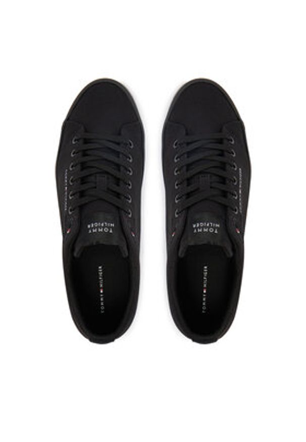 TOMMY HILFIGER - Tommy Hilfiger Tenisówki Harlem Core Ii FM0FM05817 Czarny. Kolor: czarny. Materiał: materiał