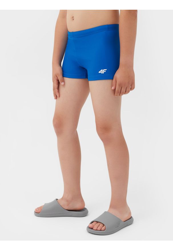4f - 4F Kąpielówki chłopięce 122/128 (6-8 lat). Kolor: niebieski. Materiał: materiał