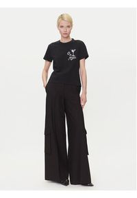 Hugo - HUGO T-Shirt Destrel_2 50544897 Czarny Loose Fit. Kolor: czarny. Materiał: bawełna #5