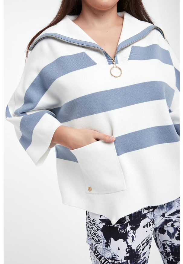 Joseph Ribkoff - Sweter damski z golfem JOSEPH RIBKOFF. Typ kołnierza: golf