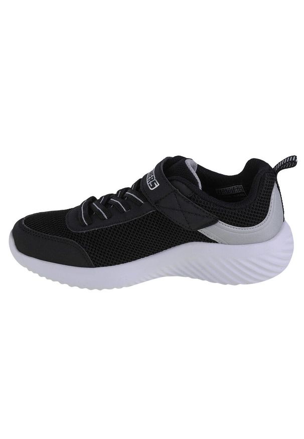 skechers - Buty sportowe Sneakersy chłopięce, Skechers Bounder-Tech. Kolor: czarny. Sport: turystyka piesza