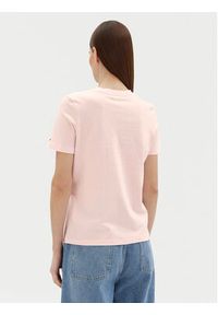 TOMMY HILFIGER - Tommy Hilfiger T-Shirt WW0WW45428 Różowy Regular Fit. Kolor: różowy. Materiał: bawełna #2
