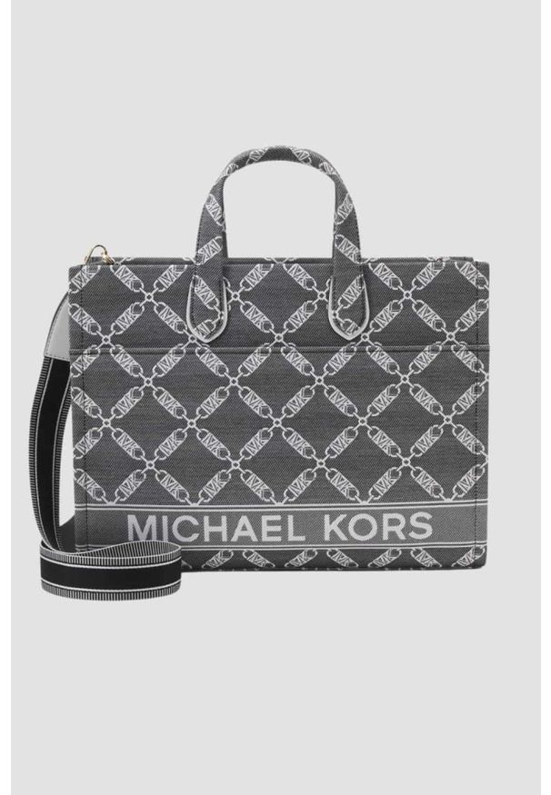 Michael Kors - MICHAEL KORS Szara shopperka LG Grab Tote. Kolor: szary. Styl: elegancki