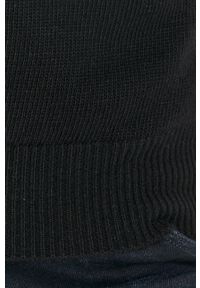 Drykorn - Sweter z domieszką wełny Findus. Okazja: na co dzień. Typ kołnierza: kaptur. Kolor: czarny. Materiał: wełna. Długość rękawa: długi rękaw. Długość: długie. Styl: casual #2