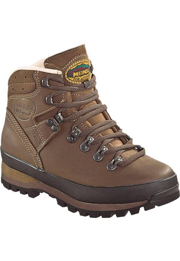 MEINDL - Damskie buty trekkingowe Meindl Borneo 2 MFS. Kolor: brązowy. Materiał: skóra. Styl: sportowy