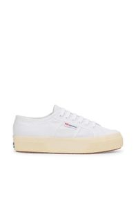Trenerzy damscy Superga 2740 Platform Linen. Okazja: na co dzień. Kolor: biały. Obcas: na platformie #1