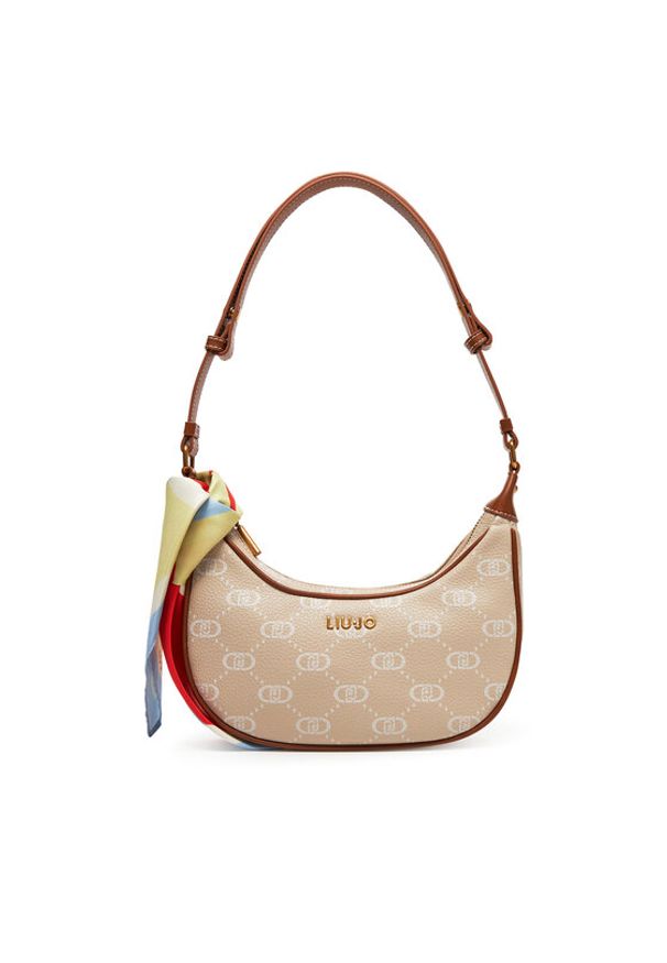 Liu Jo Torebka S Crossbody AA5089 E0086 Beżowy. Kolor: beżowy. Materiał: skórzane
