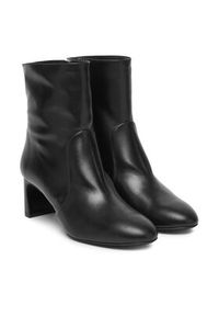 Stuart Weitzman Botki Babette Zip SL542 Czarny. Kolor: czarny. Materiał: skóra