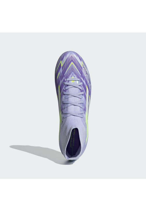 Adidas - Buty piłkarskie na naturalne nawierzchnie i sztuczną trawę F50 Sparkfusion Pro. Kolor: fioletowy, wielokolorowy, żółty. Sport: piłka nożna