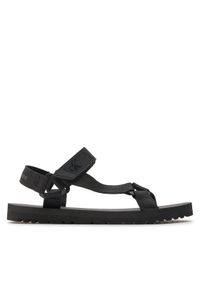 Calvin Klein Jeans Sandały Sandal Velcro Rp In Btw YM0YM00944 Czarny. Kolor: czarny. Materiał: materiał #1