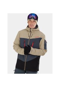 FUNDANGO - Kurtka Narciarska Męska Fundango Privet Allmtn. Kolor: szary, beżowy, wielokolorowy, czarny. Sezon: zima. Sport: narciarstwo #1