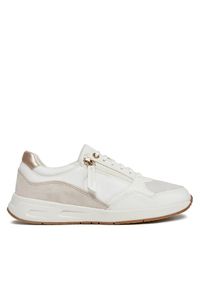 Geox Sneakersy D Bulmya D36NQB 05422 C1002 Biały. Kolor: biały. Materiał: skóra