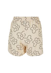 Damskie Szorty resortowe z wiskozy Urban Classics AOP. Kolor: beżowy. Materiał: wiskoza. Długość: krótkie. Sezon: lato #1