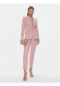 Pinko Spodnie materiałowe Bello 100155 A0IM Różowy Slim Fit. Kolor: różowy. Materiał: len, wiskoza #3