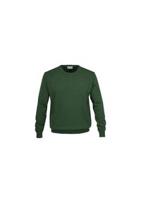 Lumberjack - Bluza męska LUMBERJACK PULLOVER CREW NECK OVERDYED. Kolor: zielony