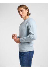 Lee - LEE MĘSKI SWETER LEE CLEAN RAGLAN SWEATER CONCRETE GRAY 112363891. Długość rękawa: raglanowy rękaw #4