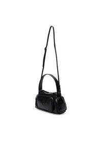 Calvin Klein Torebka Pocket Shiny Nylon Small Bag LV04F3405G Czarny. Kolor: czarny. Materiał: skórzane #3