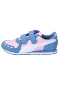 Buty do chodzenia dla dzieci Puma Cabana Racer Sl 20 V Ps. Zapięcie: rzepy. Kolor: wielokolorowy, biały, różowy. Materiał: tkanina, guma, materiał, syntetyk. Szerokość cholewki: normalna. Sport: turystyka piesza #2