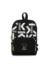 Karl Lagerfeld Kids Plecak Z30138 Czarny. Kolor: czarny. Materiał: materiał