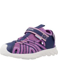 Geox - Sandały GEOX J SANDAL AIRADYUM GI Fioletowy. Kolor: fioletowy. Materiał: tkanina. Sport: turystyka piesza