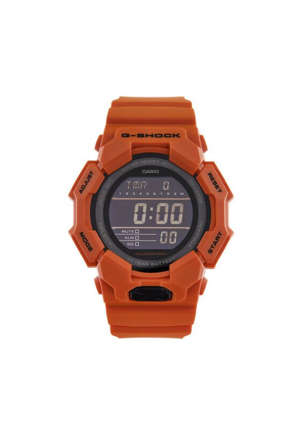 G-Shock Zegarek GD-010-4ER Pomarańczowy. Kolor: pomarańczowy
