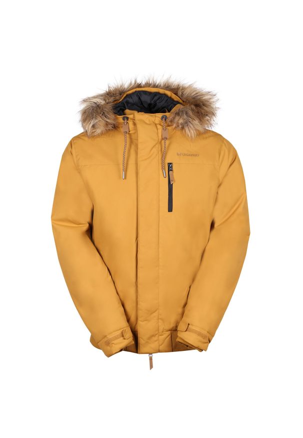 FUNDANGO - Kurtka męskie Fundango Carbone. Kolor: brązowy. Materiał: poliamid, materiał. Sport: turystyka piesza