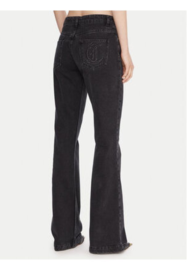 Just Cavalli Jeansy 79PAB5F3 CDWC8 Czarny Flare Fit. Kolor: czarny