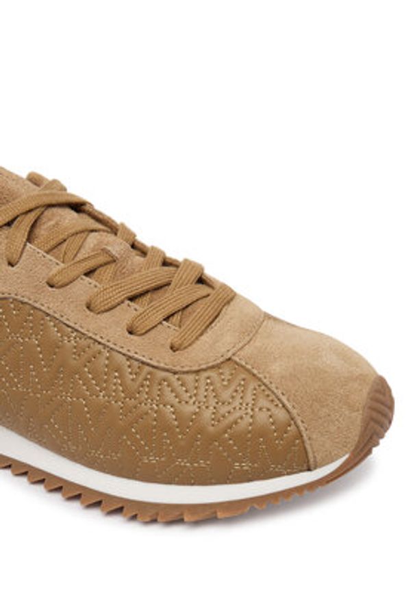 MICHAEL Michael Kors Sneakersy Rhodes 43R6RHFS1L Brązowy. Kolor: brązowy. Materiał: skóra
