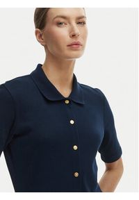 TOMMY HILFIGER - Tommy Hilfiger Sukienka codzienna WW0WW48776 Niebieski Regular Fit. Okazja: na co dzień. Kolor: niebieski. Materiał: bawełna. Typ sukienki: proste. Styl: casual #4