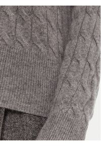 Marella Golf Aero 2523366094 Szary Regular Fit. Typ kołnierza: golf. Kolor: szary. Materiał: wełna, kaszmir #5