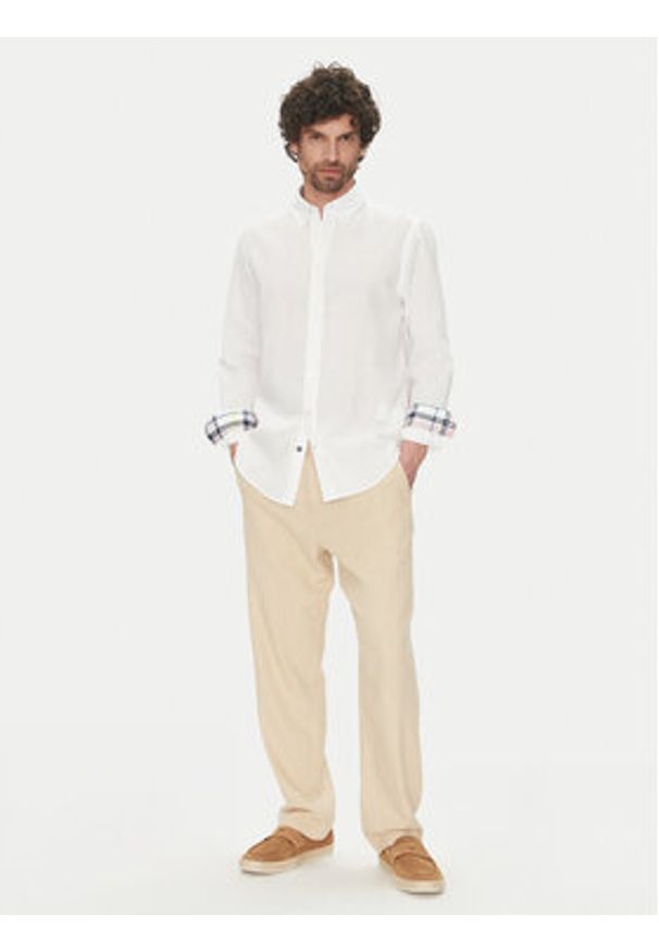 Hechter Paris Koszula 60356 151600 Biały Regular Fit. Kolor: biały