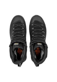 Buty trekkingowe męskie Salewa Ortles Ascent Mid Gtx. Wysokość cholewki: za kostkę. Kolor: czarny. Materiał: zamsz, materiał, syntetyk. Szerokość cholewki: normalna