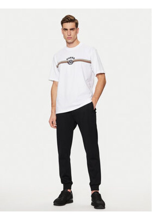 Guess T-Shirt Z5RI02 I3Z14 Biały Regular Fit. Kolor: biały. Materiał: bawełna