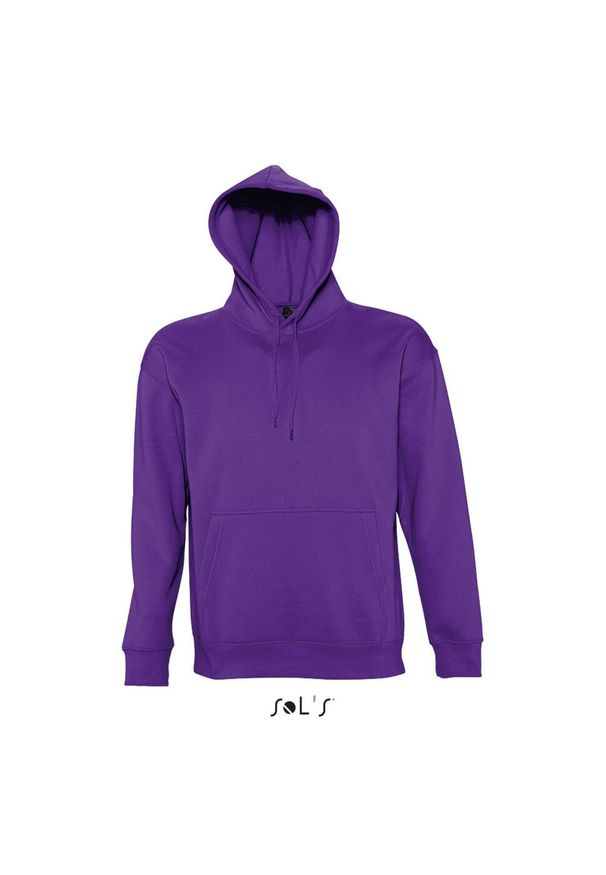 SOL'S - Bluza z kapturem Sol's Slam. Typ kołnierza: kaptur. Kolor: brązowy