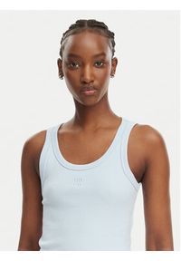 Hugo - HUGO Top Datamia 50514489 Niebieski Slim Fit. Kolor: niebieski. Materiał: bawełna #4