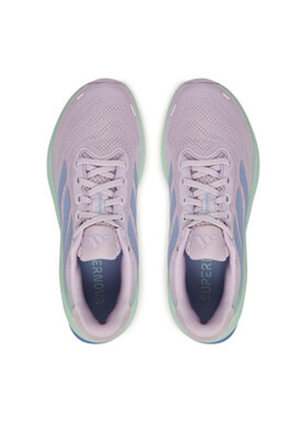 Adidas - adidas Buty do biegania Supernova Rise 2 JQ7692 Fioletowy. Kolor: fioletowy. Materiał: materiał