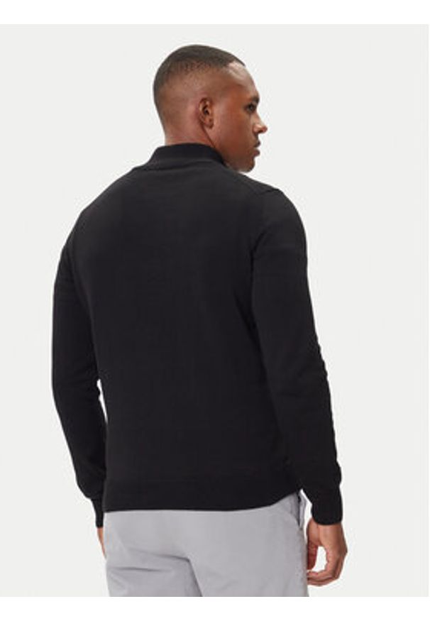 Aeronautica Militare Sweter 252MA1578UL00506 Czarny Regular Fit. Kolor: czarny. Materiał: bawełna