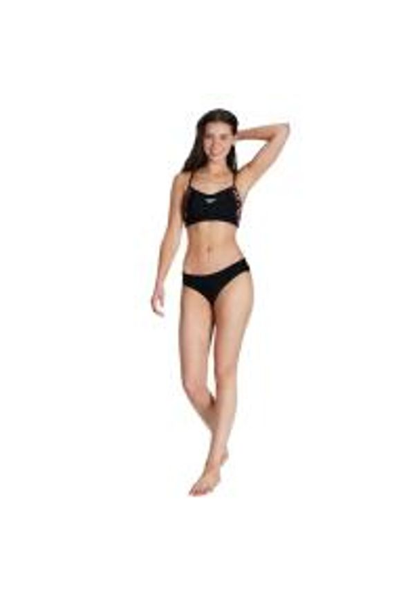 Bikini Speedo Thinstrap Volley – Czarno-Czerwono-Białe – Rozmiar 40. Kolor: czarny