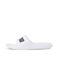 Klapki męskie Puma Divecat V2 Lite. Kolor: biały. Materiał: materiał, syntetyk. Styl: sportowy