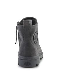 Buty Palladium Pampa Hi Zip Nbk 06440-028-M szare. Zapięcie: zamek. Kolor: szary. Materiał: nubuk, skóra, guma