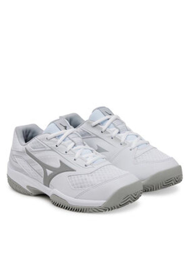 Mizuno Buty do tenisa Break Shot 5 Cc 61GC2526 Biały. Kolor: biały. Materiał: skóra. Sport: tenis
