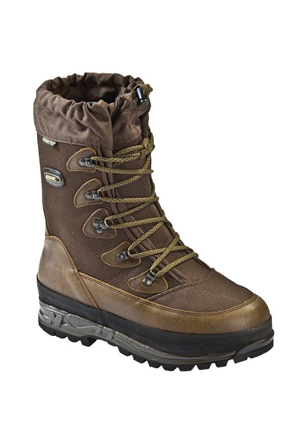 Buty zimowe męskie MEINDL Nordkap PRO GTX, z membraną. Kolor: brązowy. Technologia: Gore-Tex. Sezon: zima