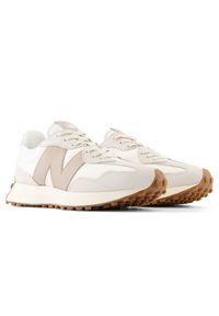 Buty unisex New Balance U327LZ – beżowe. Okazja: na co dzień. Kolor: beżowy. Materiał: materiał, guma, skóra, zamsz. Szerokość cholewki: normalna #5