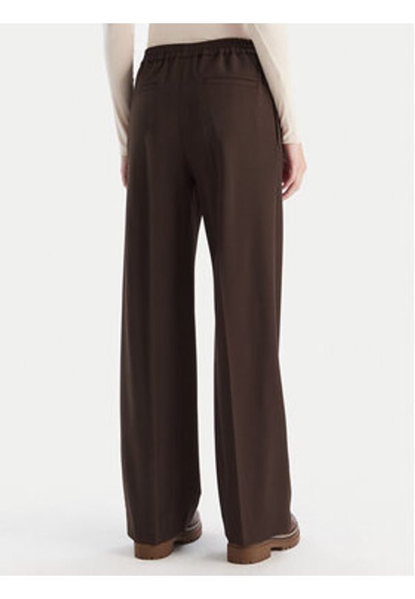 Weekend Max Mara Spodnie materiałowe Petra 2525136032 Brązowy Regular Fit. Kolor: brązowy. Materiał: syntetyk