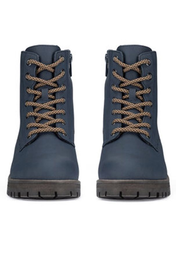 Clara Barson Trzewiki WYL3072-5 Granatowy. Kolor: niebieski. Materiał: skóra