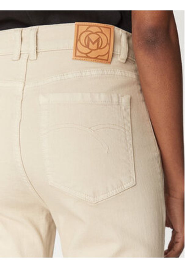 Marella Jeansy Kerry 2513131044 Beżowy Flare Fit. Kolor: beżowy